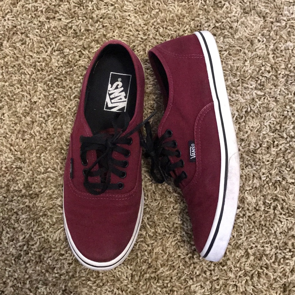 Maroon Vans